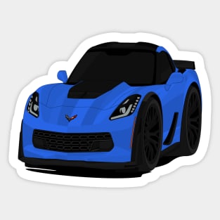 Z06 BLUE Sticker